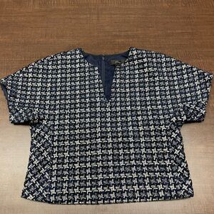 Jcrew Cropped top tweed